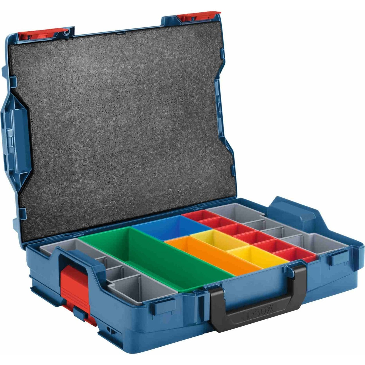 Bosch L-BOXX-1A 17-1/2 In. x 14 In. x 4-1/2 In. Stackable Carrying Case with 13-Piece Insert Set