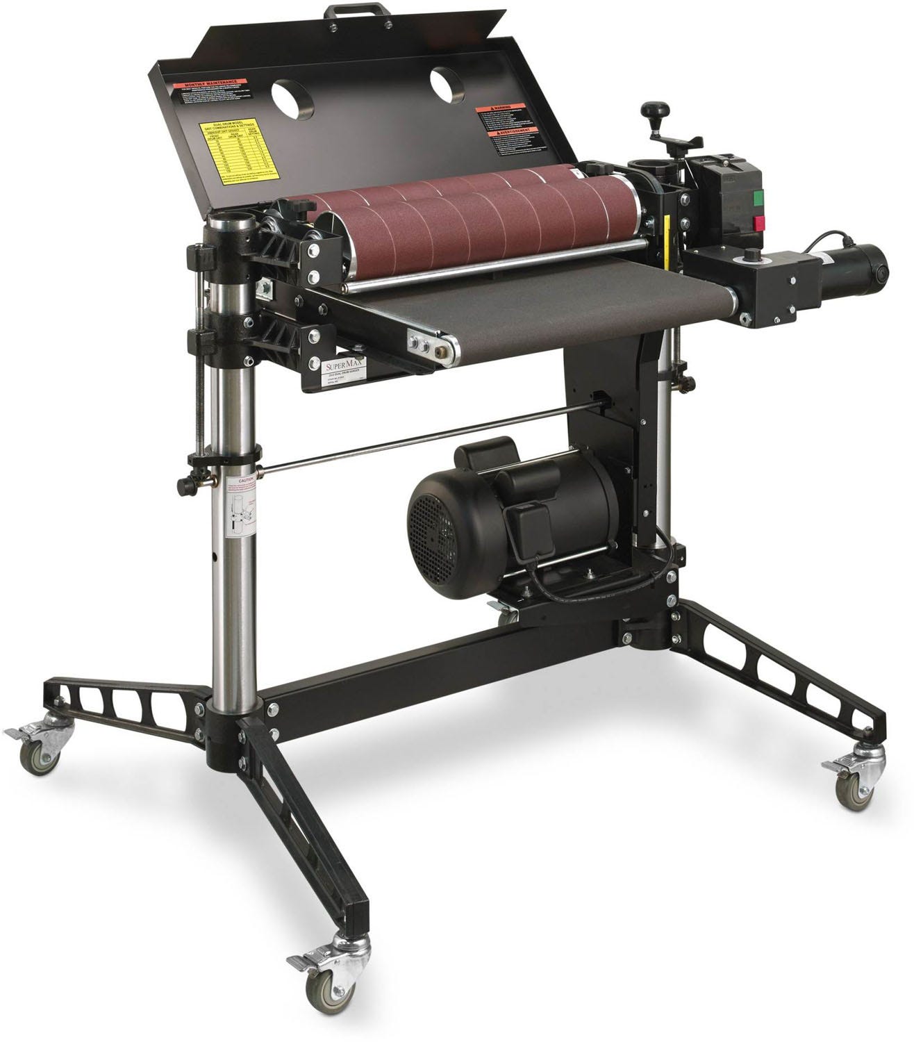 Supermax SUPMX-913002 25" Double Drum, 220V, Single Phase