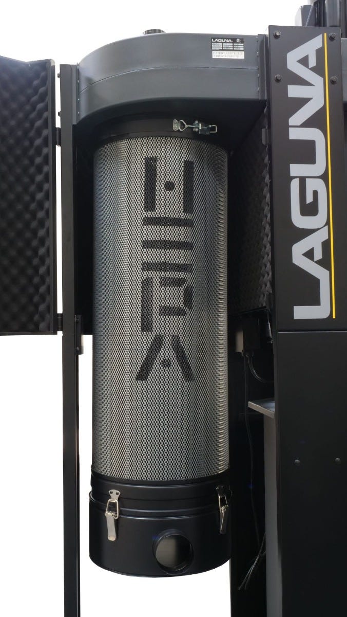 Laguna MDCPF15110 P|FLUX: 1 1.5 HP 900CFM Cyclone Premium Dust Collector