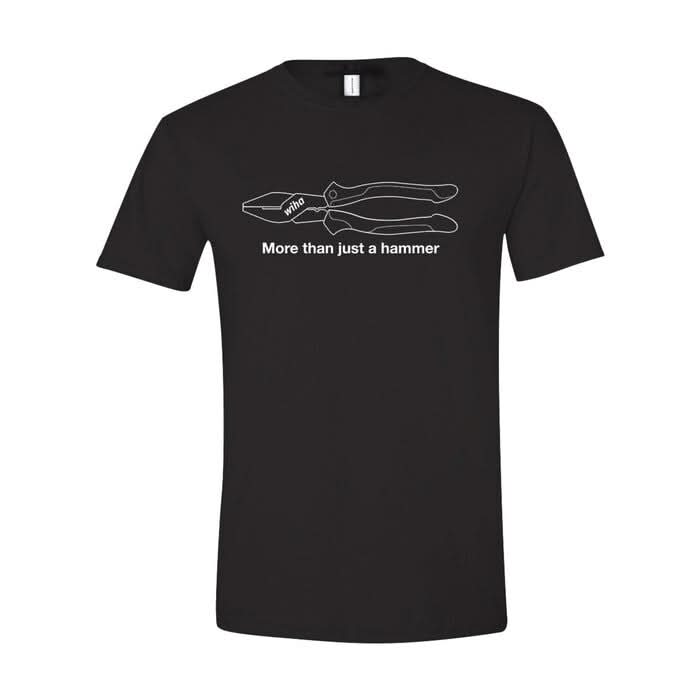 Wiha 91716 "More Than Just A Hammer" T-Shirt, Black, Large (PROMO)