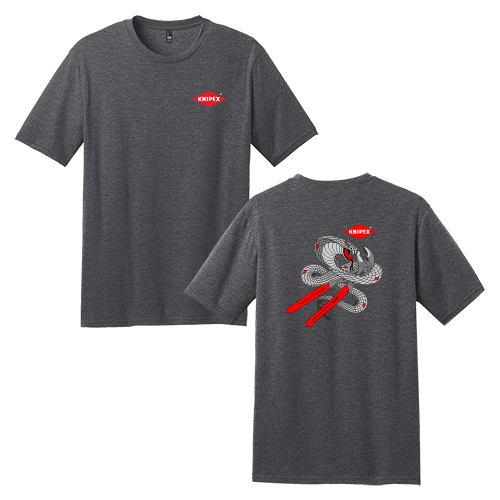 Knipex "Snakewrench" T-Shirt, Grey, XL (PROMO)