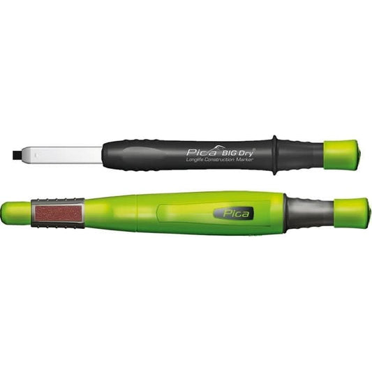 Pica Dry 6060 Longlife Construction Marker with Carpenter 2H Lead Refill