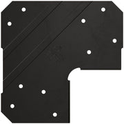 Simpson Strong-Tie LCE4PC Outdoor Accents LCEPC ZMAX, Black Powder-Coated End Post Cap for 4x