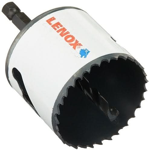 Lenox 1772952 Tools Bi-Metal Speed Slot Arbored Hole Saw with T3, 2-1/4-Inch