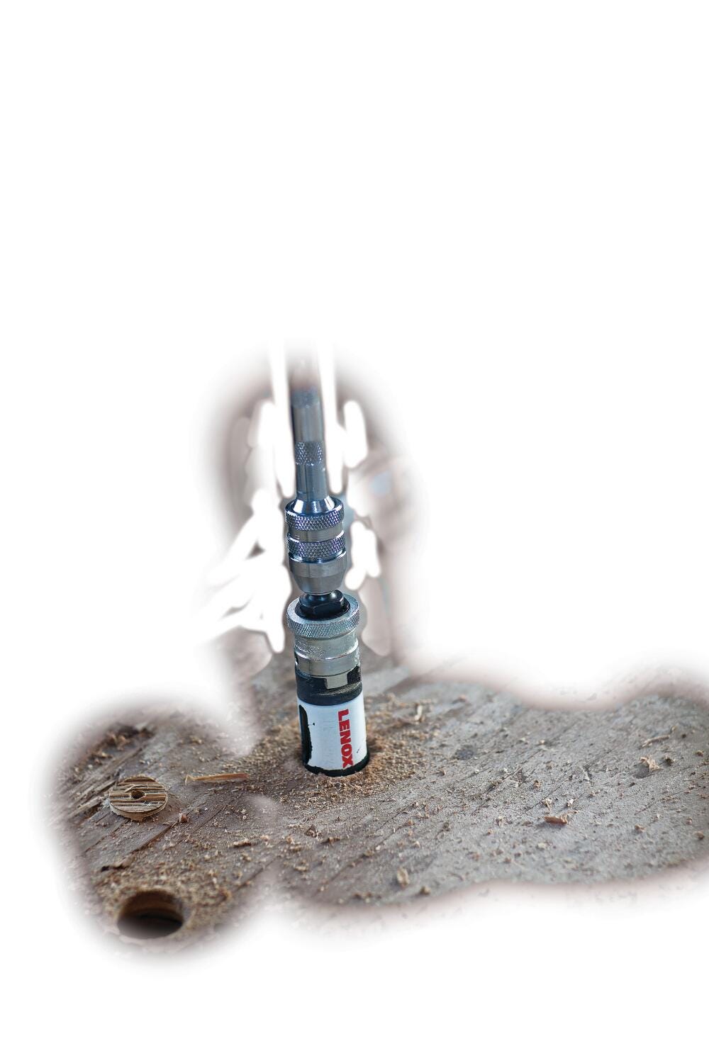 Lenox 1852050 Snap-Back Arbor Extension, 7/16-Inch Chuck, 5-1/2-Inch