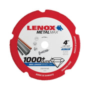 Lenox 1972919 METALMAX Diamond Edge Cutoff Wheel, 4" X 3/8"