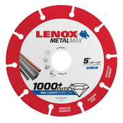 Lenox 1972922 METALMAX Diamond Edge Cutoff Wheel, 5" X 7/8"
