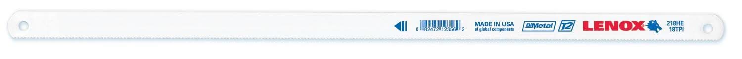 Lenox 20160T218HE T2 Technology T218HE Hacksaw Blades, 2-Pack