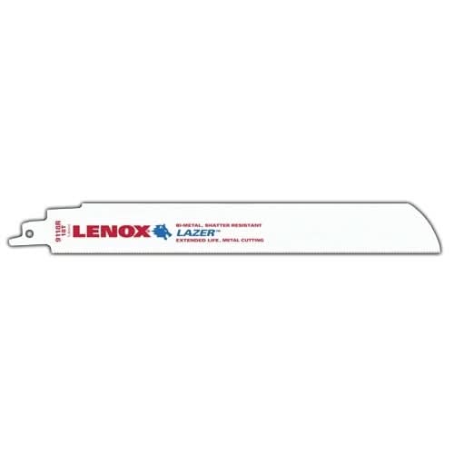 Lenox 201809118R LAZER 9118R Bi-Metal Reciprocating Saw Blades, 9-inch, 18 TPI, 5-Pack