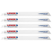 Lenox 2019012118R LAZER 12118R Bi-Metal Reciprocating Saw Blades, 12-inch, 18 TPI, 5-Pack