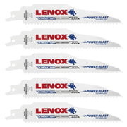 Lenox 203706066R5 Demolition 6066R5 Bi-Metal Reciprocating Saw Blades, 6-inch, 6 TPI, 5-Pack