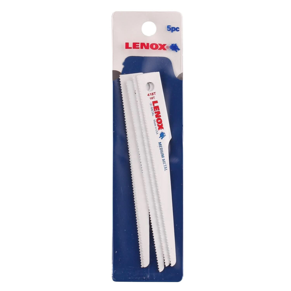 Lenox 20426418T Air Saw Blades, 4-Inch, 18TPI, 5-Pack