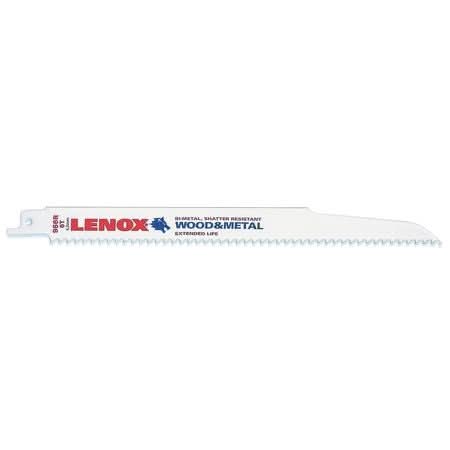 Lenox 20558B956R B956R Wood Bi-Metal Reciprocating Saw Blades, 9-inch, 6 TPI, 25-Pack
