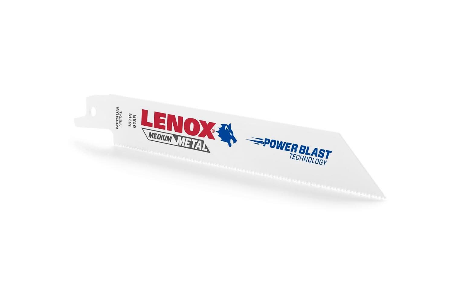 Lenox 20567S618R S618R Metal-Cutting Reciprocating Saw Blades, 6-inch, 18 TPI, 1-Pack