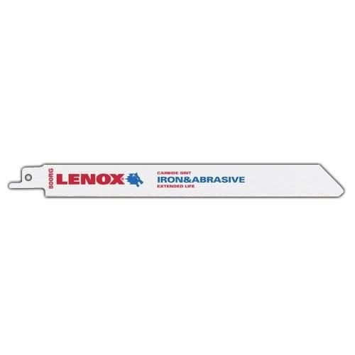 Lenox 20576800RG 800RG Carbide Grit Reciprocating Saw Blades, 8-inch, 2-Pack