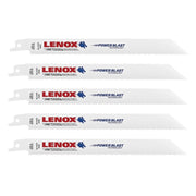 Lenox 20577850R 850R General Purpose Bi-Metal Reciprocating Saw Blades, 8-inch, 10/14 TPI, 5-Pack