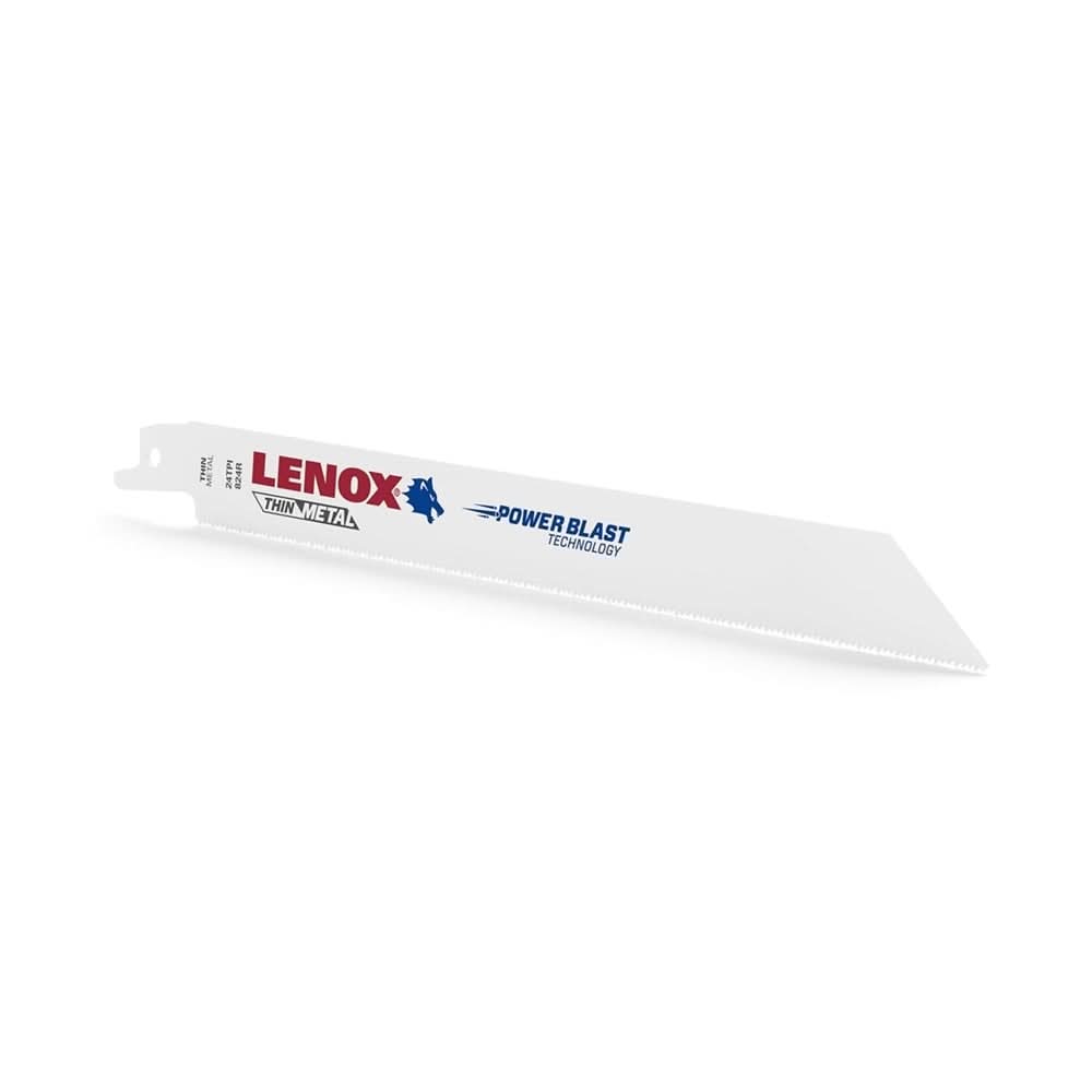 Lenox 20579824R 824R Metal-Cutting Reciprocating Saw Blades, 8-inch, 24 TPI, 5-Pack