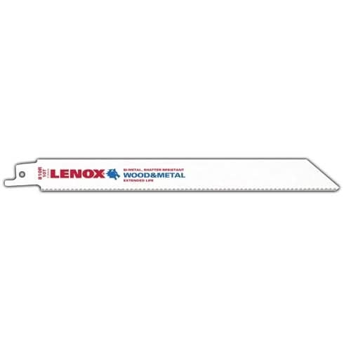 Lenox 20580810R 810R General Purpose Bi-Metal Reciprocating Saw Blades, 8-inch, 10 TPI, 5-Pack