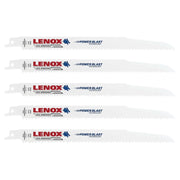 Lenox 20582956R 956R Wood Bi-Metal Reciprocating Saw Blades, 9-inch, 6 TPI, 5-Pack