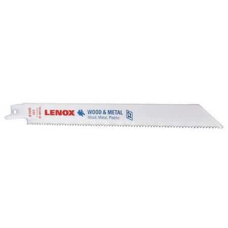 Lenox 20590B810R B810R General Purpose Bi-Metal Reciprocating Saw Blades, 8-inch, 10 TPI, 25-Pack