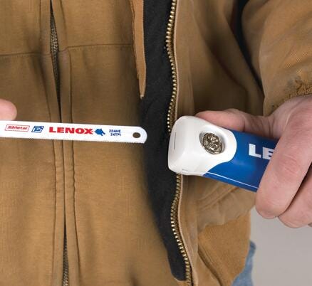 Lenox 20997TFHS618636 TRI-FOLD Folding Jab Saw with 2 Blades