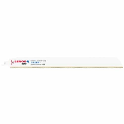 Lenox 21239B12118GR Gold Extreme Metal B6118GR Reciprocating Saw Blades, 12-inch, 18 TPI, 25-Pack