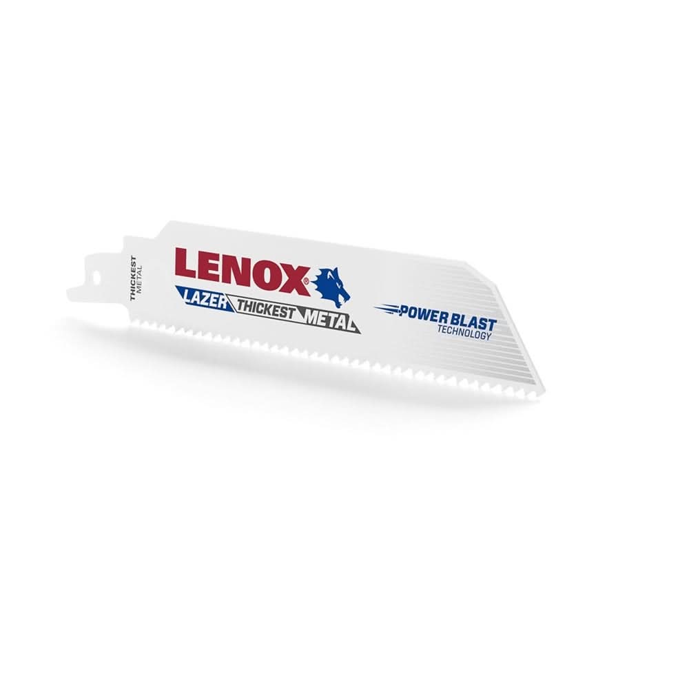 Lenox 24902T6114R LAZER Bi-Metal Reciprocating Saw Blades, 6-inch, 14 TPI, 2-Pack