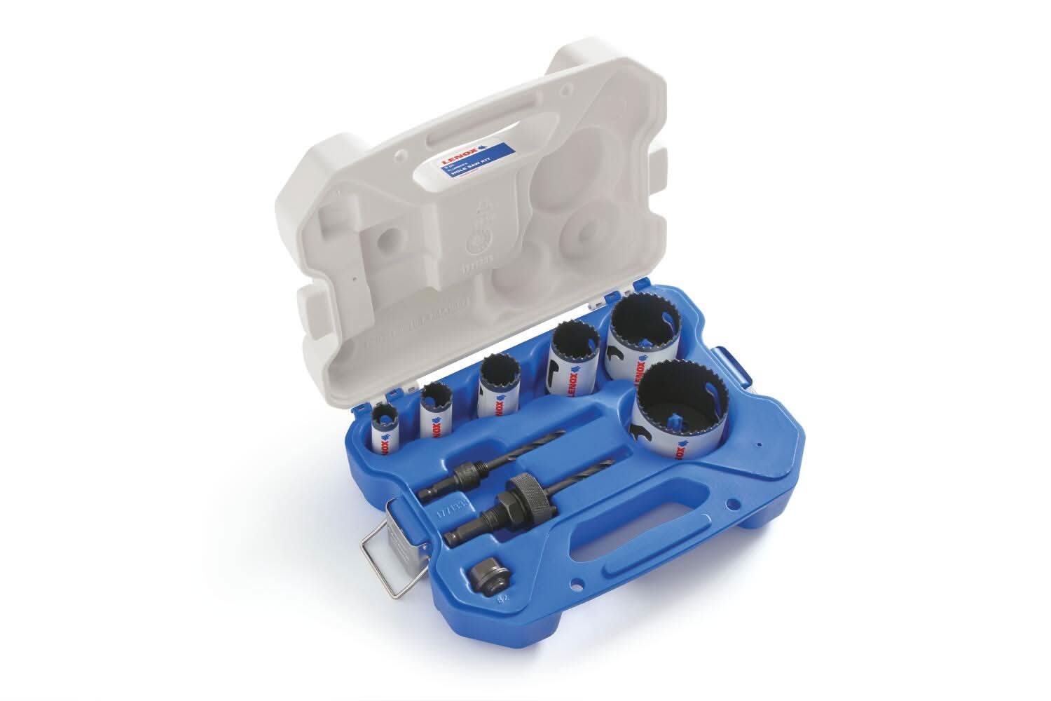 Lenox 30860C600P Plumber's SPEED SLOT Hole Saw Kit, 9-Piece
