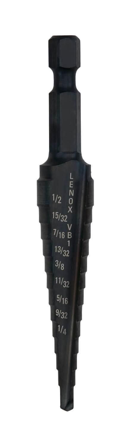Lenox 30881VB1 Vari-Bit VB1 Step Drill Bits, 1/8-inch to 1/2-inch