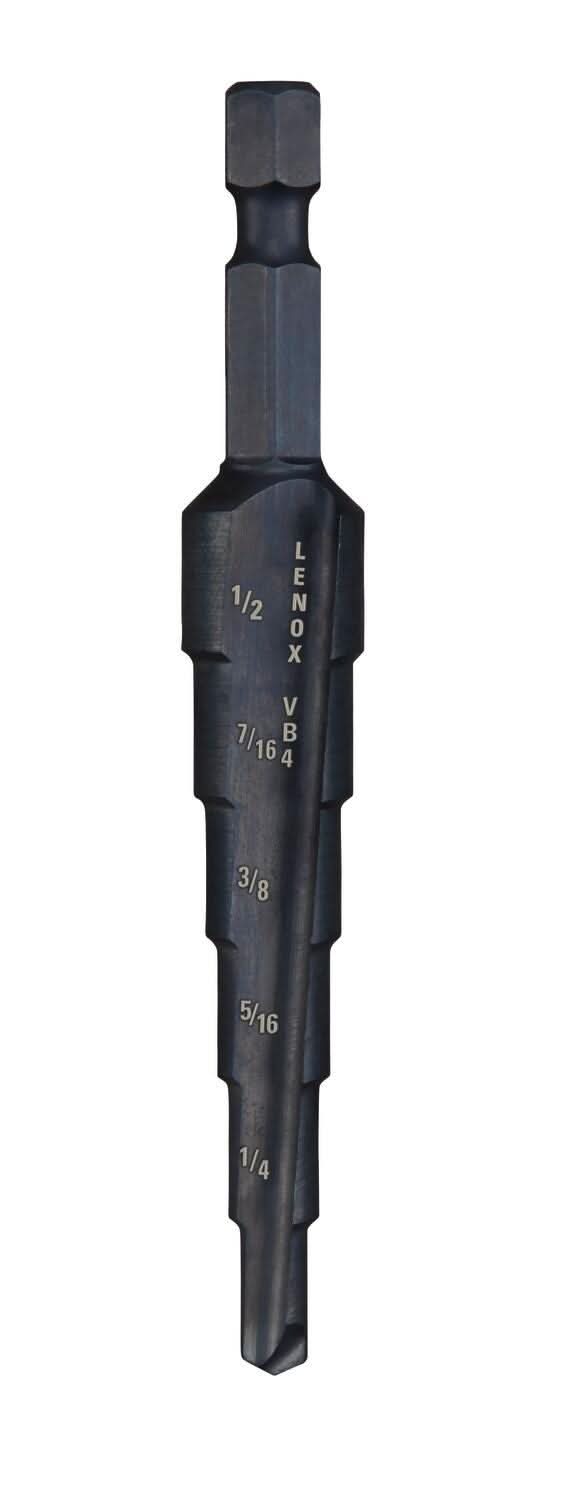 Lenox 30884VB4 Vari-Bit VB4 Step Drill Bits, 3/16-inch to 1/2-inch