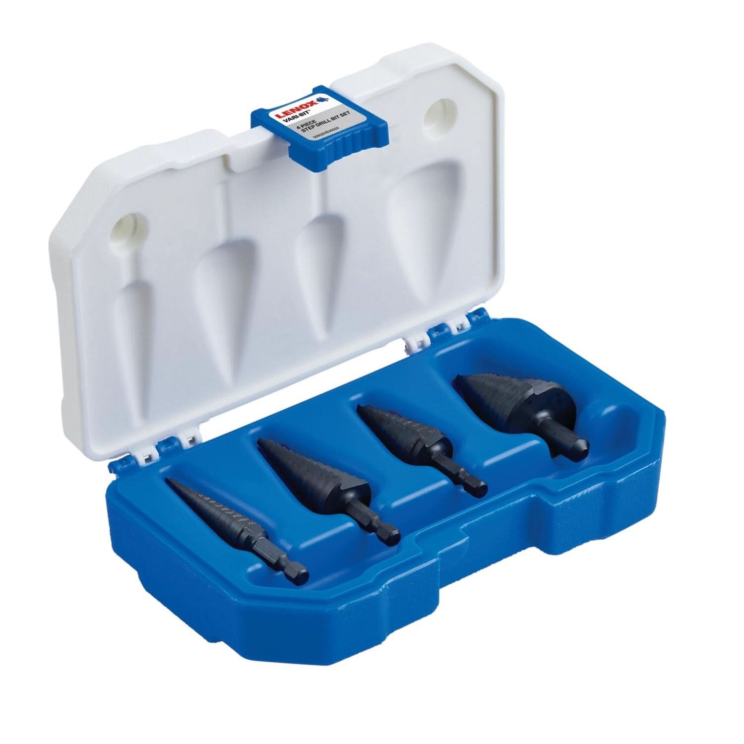 Lenox 30929VB30929 VARI-BIT 4-Piece Step Drill Bit Kit, Large