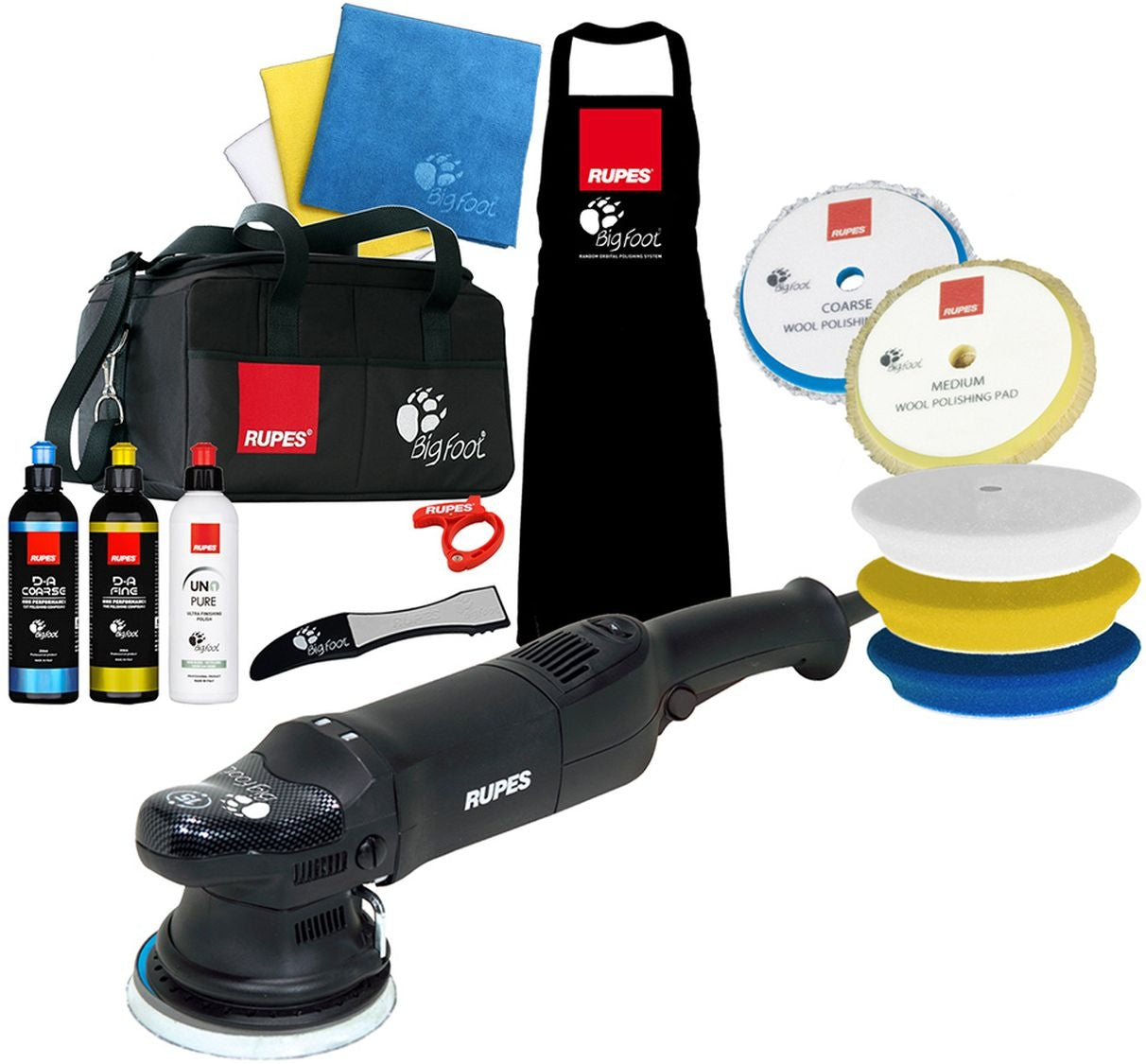 Rupes LHR15ES/US/CMP Complete Dual-Action Orbital Polisher Kit