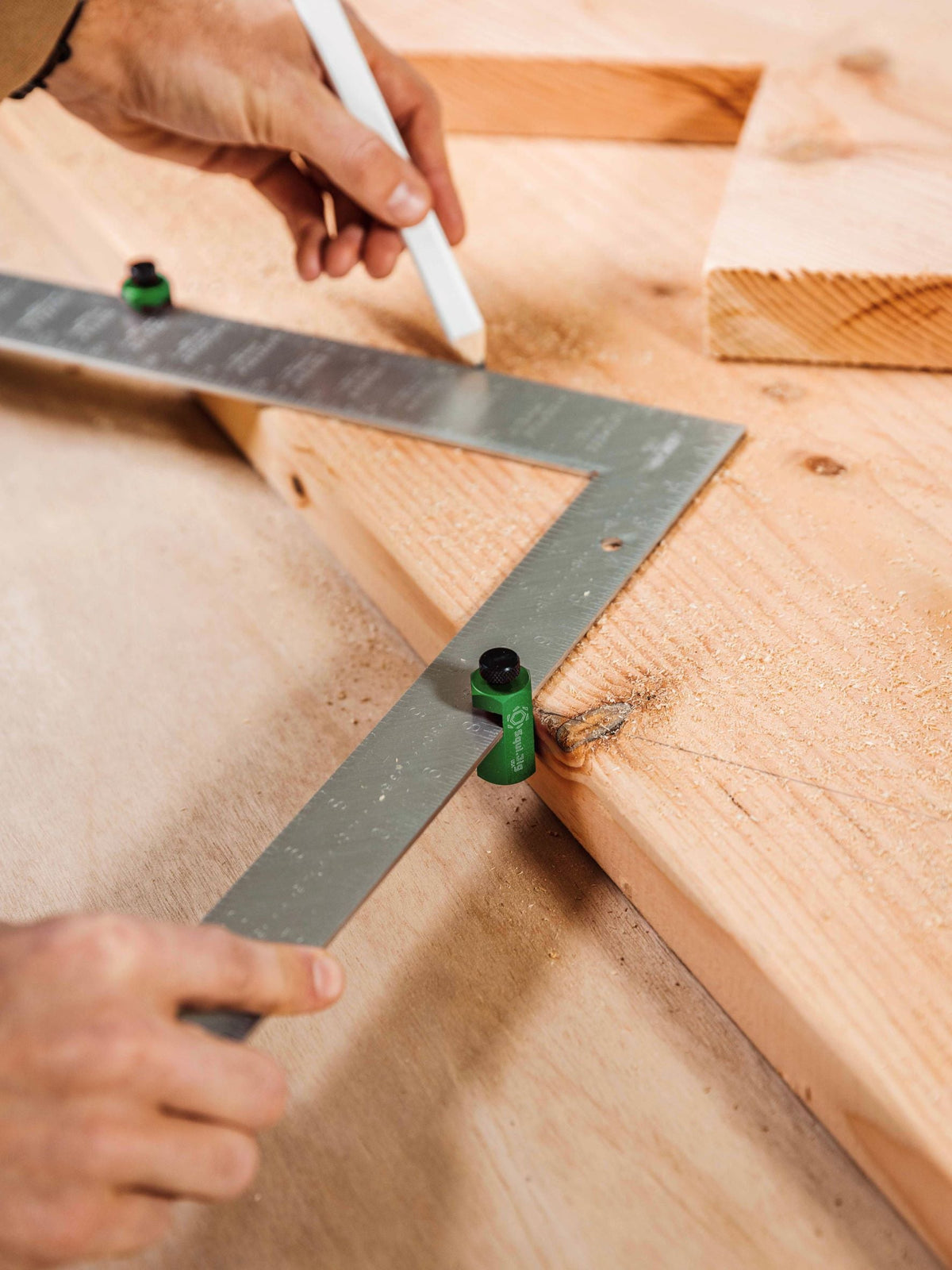 SquiJig 1.5-in. Tall Framing Jigs, Green, 2-Pack, image 2