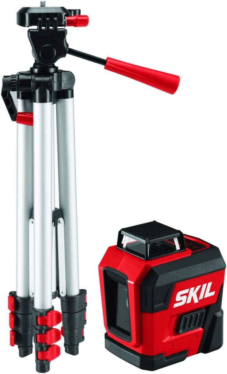 SKIL LL932201 Self-leveling 360 Degree Red Cross Line Laser