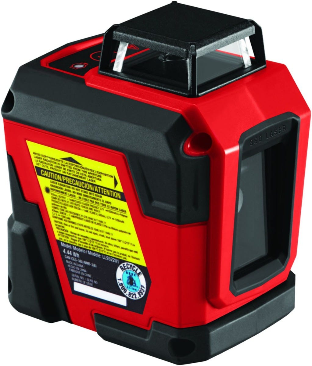 SKIL LL932201 Self-leveling 360 Degree Red Cross Line Laser