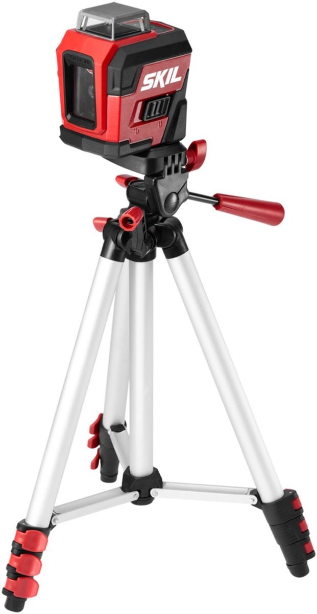 SKIL LL9322G-01 Self-Leveling 360 Degree Green Cross Line Laser with Tripod