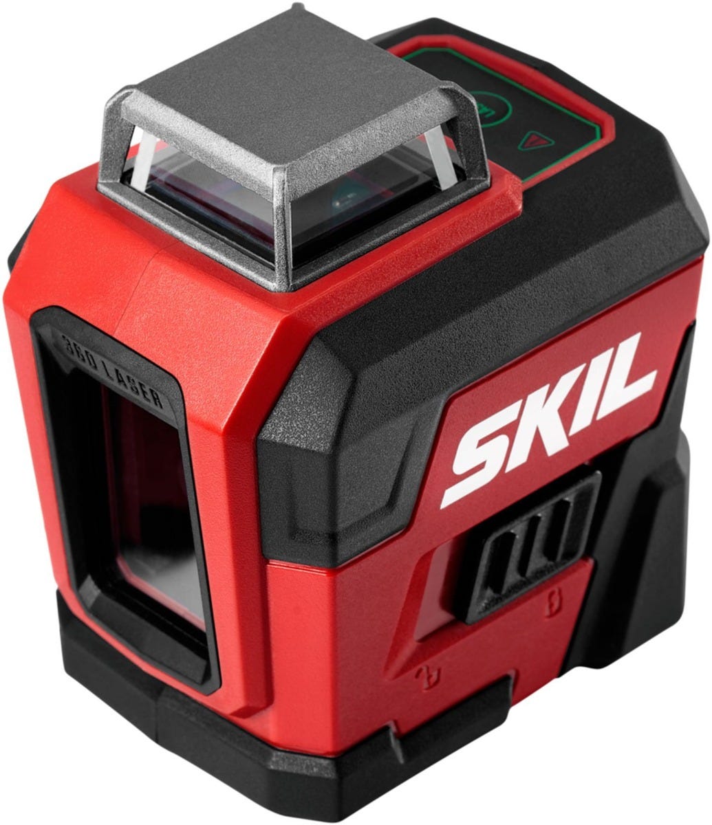 SKIL LL9322G-01 Self-Leveling 360 Degree Green Cross Line Laser with Tripod