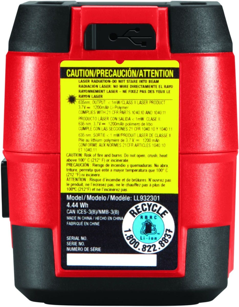 SKIL LL932301 Self-leveling Red Cross Line Laser