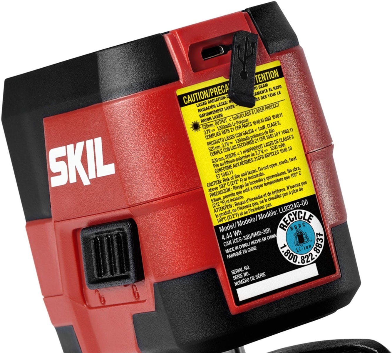 SKIL LL9324G-01 Self-leveling Green Cross Laser with Clamp