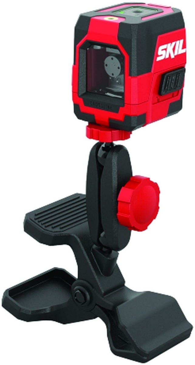 SKIL LL9324G-01 Self-leveling Green Cross Laser with Clamp
