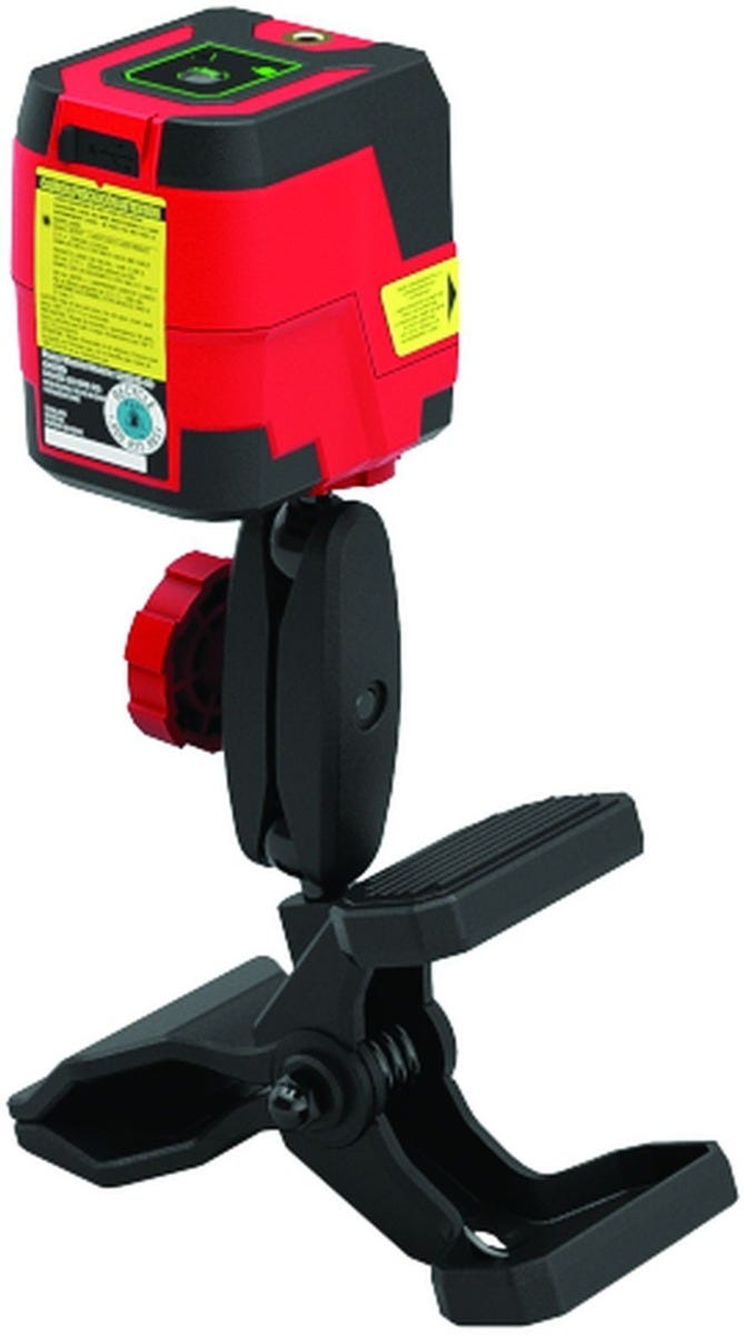 SKIL LL9324G-01 Self-leveling Green Cross Laser with Clamp