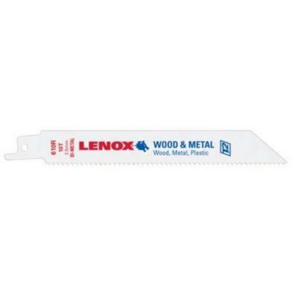 Lenox 20535B850R B850R General Purpose Bi-Metal Reciprocating Saw Blades, 8-inch, 10/14 TPI, 25-Pack