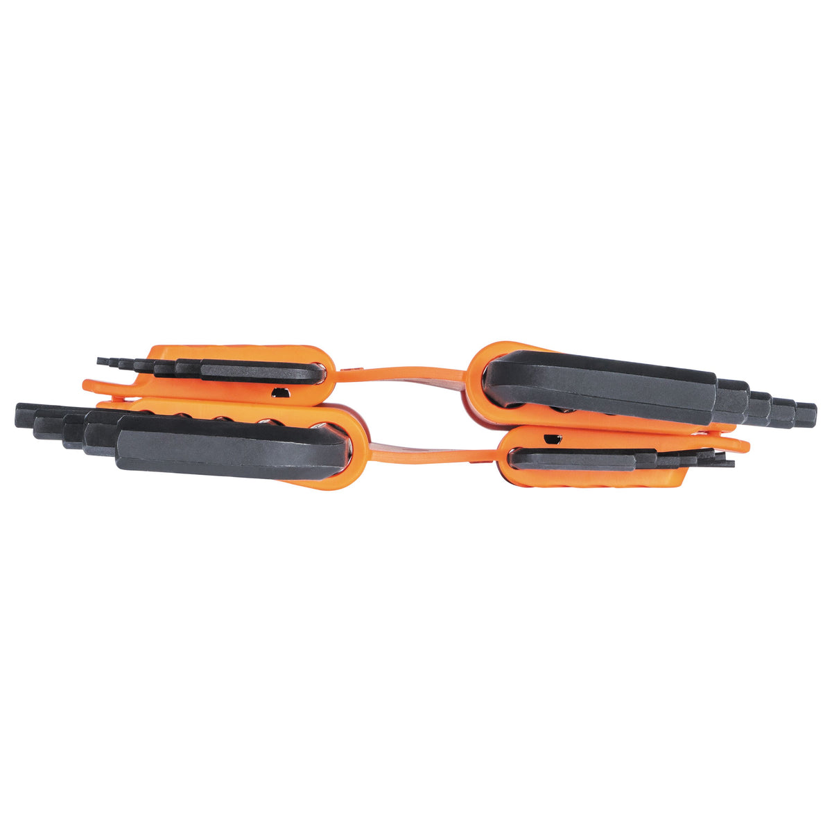 Klein hex key case, angled view
