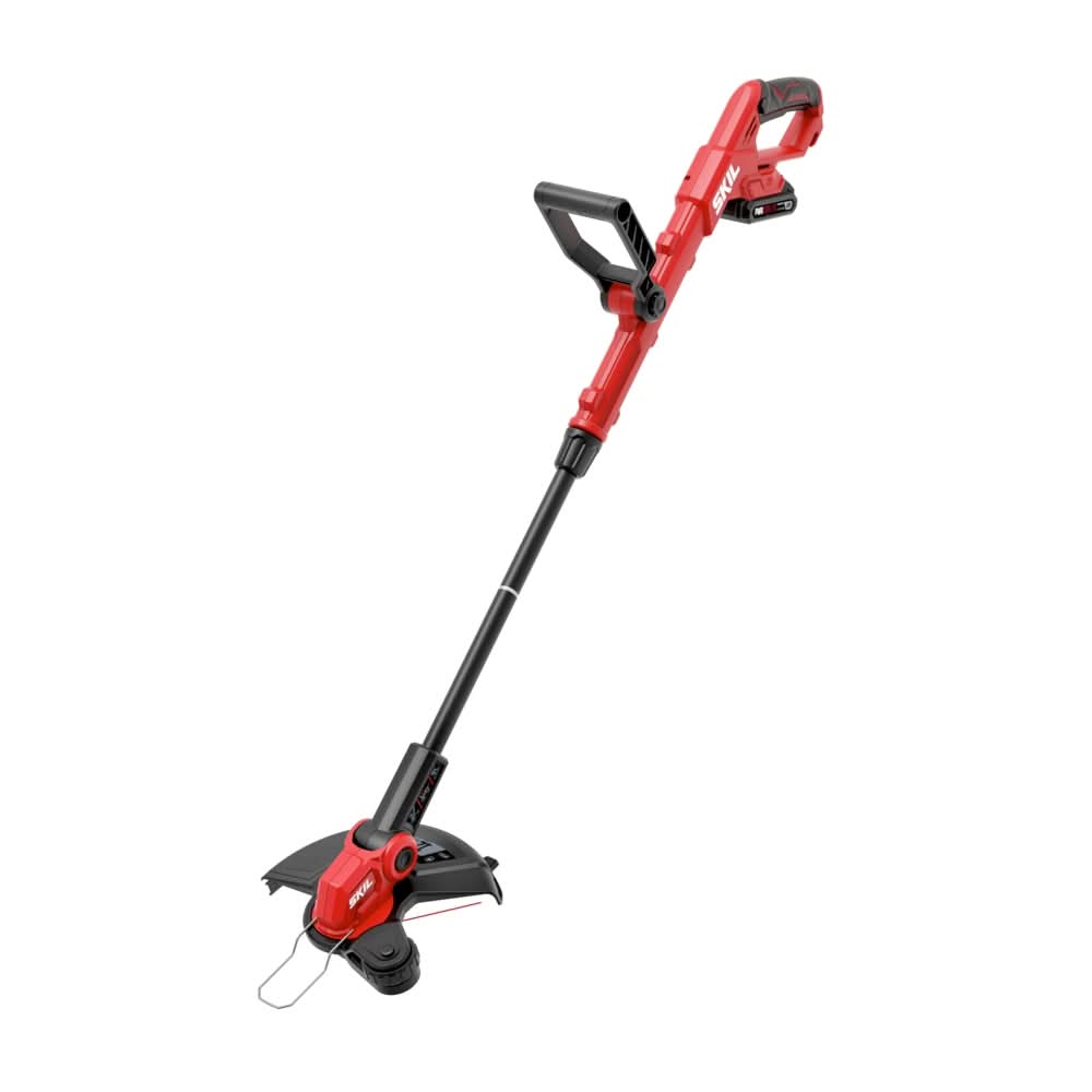 SKIL LT1200B-11 20V 12 In. Pivoting Head String Trimmer Kit