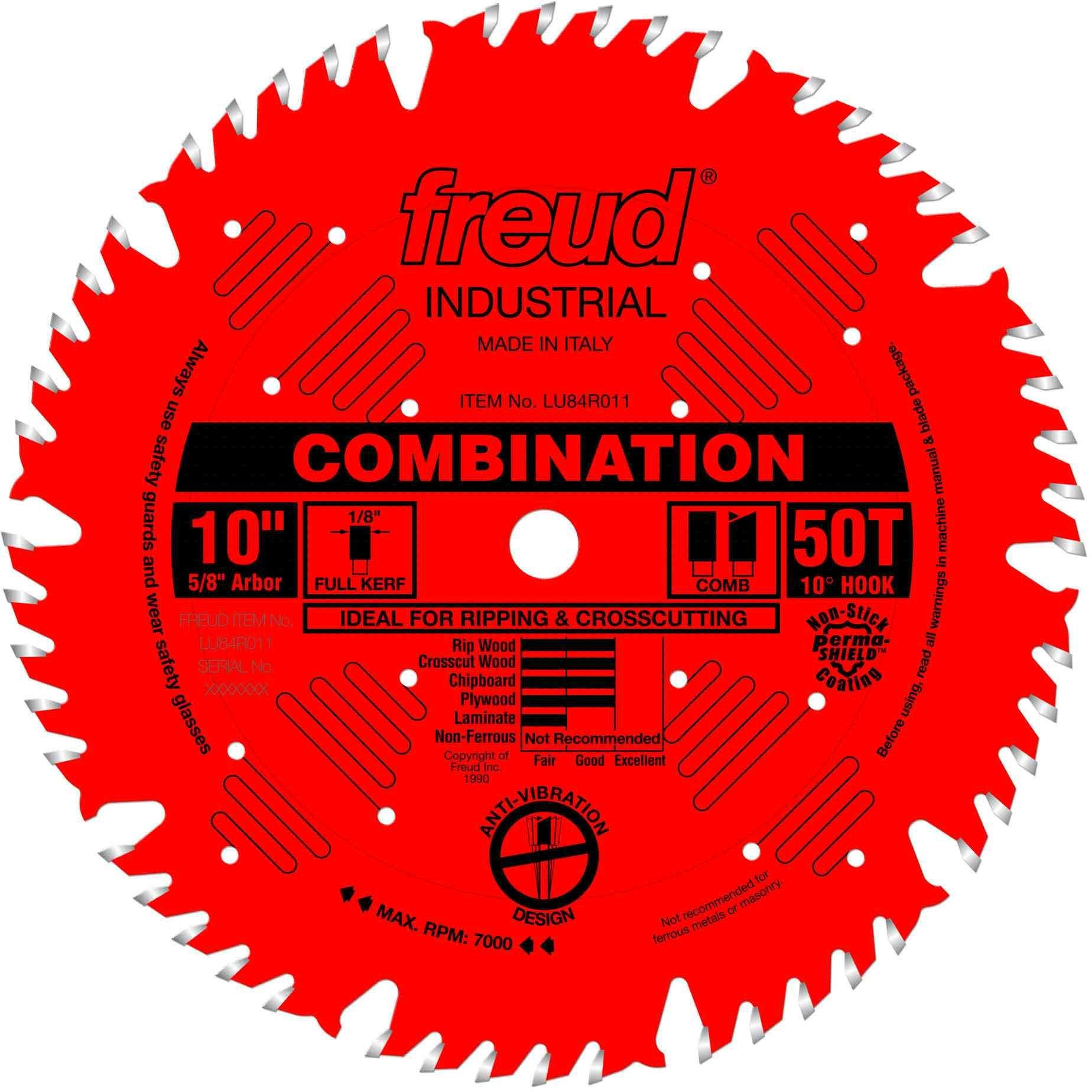 Freud LU84R011 10 in. Combination Blade