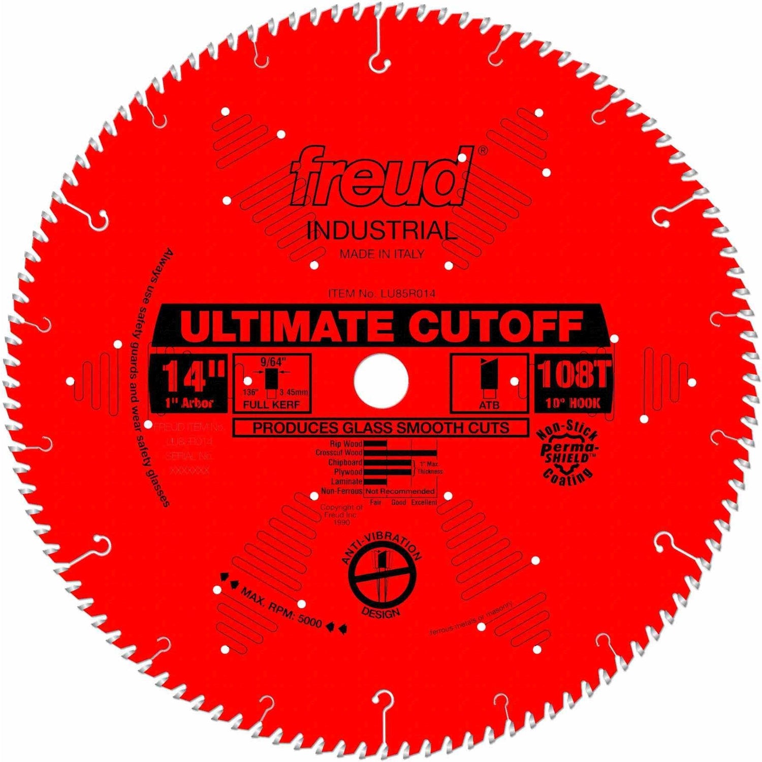 Freud LU85R014 14 in. Ultimate Cut-Off Blade