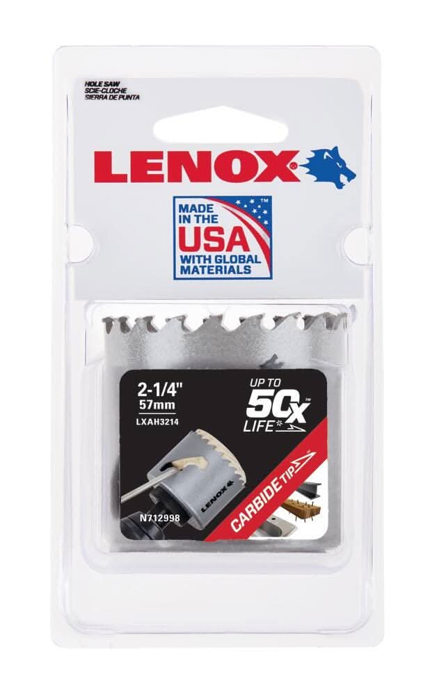 Lenox LXAH32 2-Inch Carbide Tipped Hole Saw