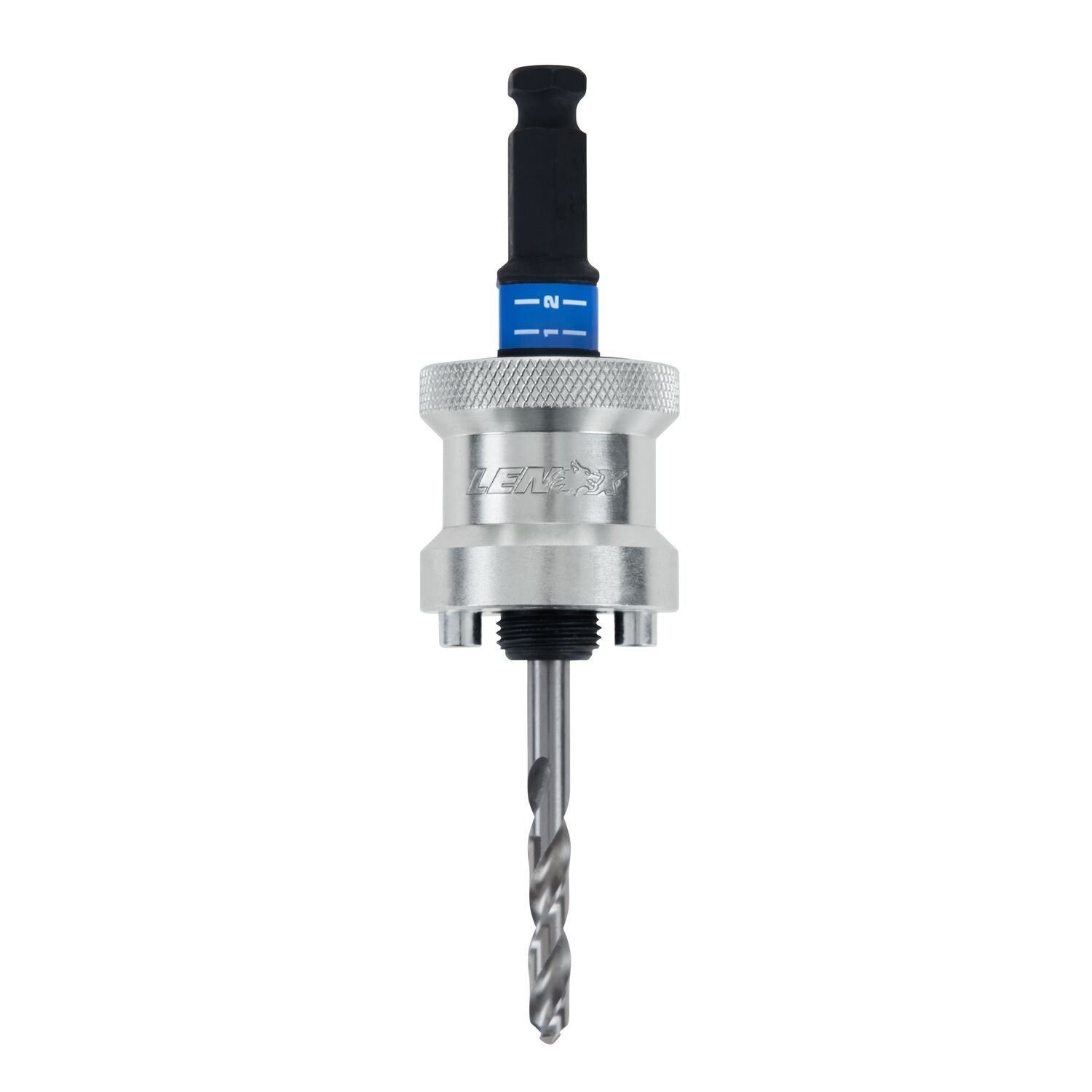 Lenox LXAH9912PBM 1-1/4 in. - 6 in. SNAP BACK Quick Change Hole Saw Arbor, 1/2 in. Shank