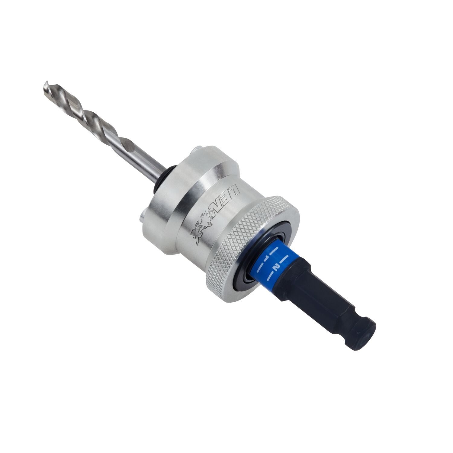 Lenox LXAH9912PBM 1-1/4 in. - 6 in. SNAP BACK Quick Change Hole Saw Arbor, 1/2 in. Shank