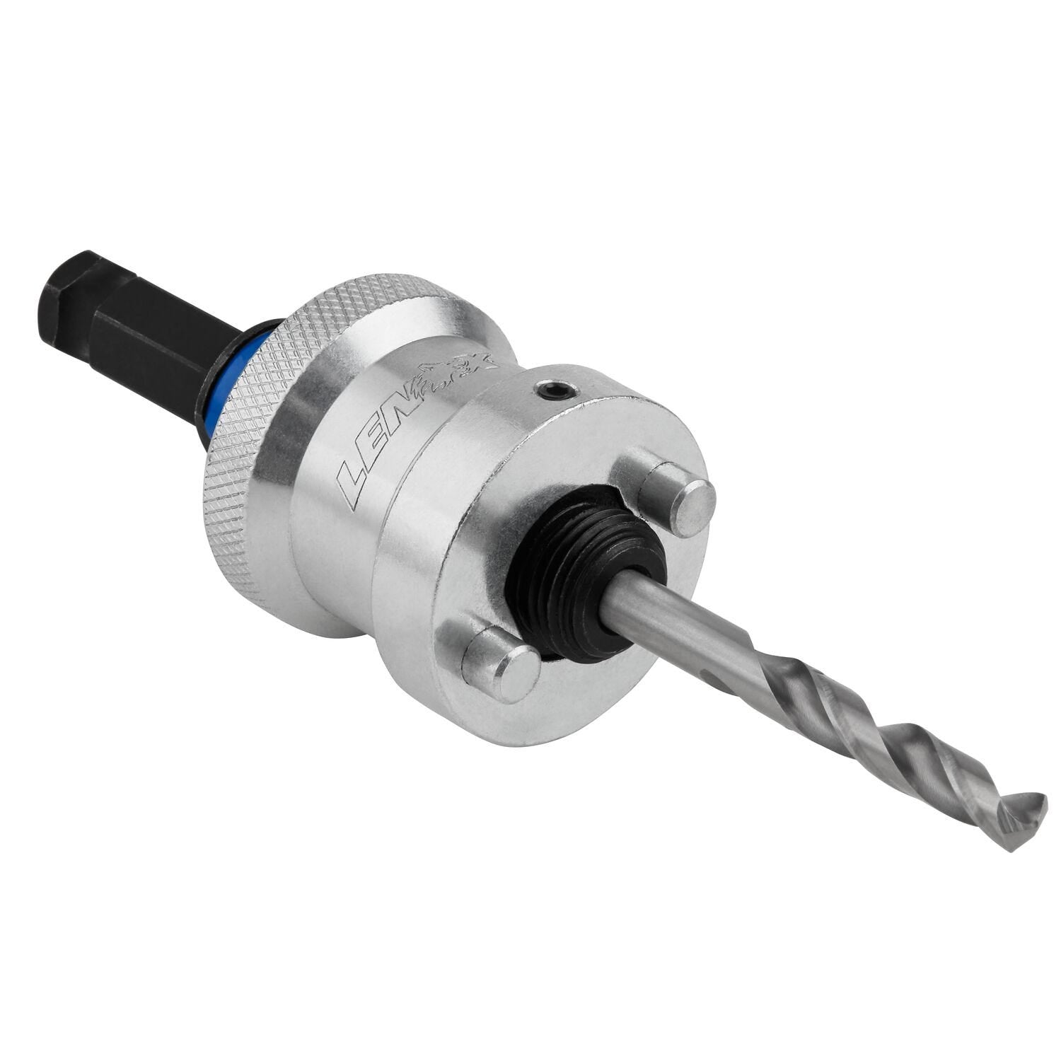 Lenox LXAH9912PBM 1-1/4 in. - 6 in. SNAP BACK Quick Change Hole Saw Arbor, 1/2 in. Shank